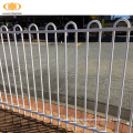 Bow top fencing round top garden wire fence